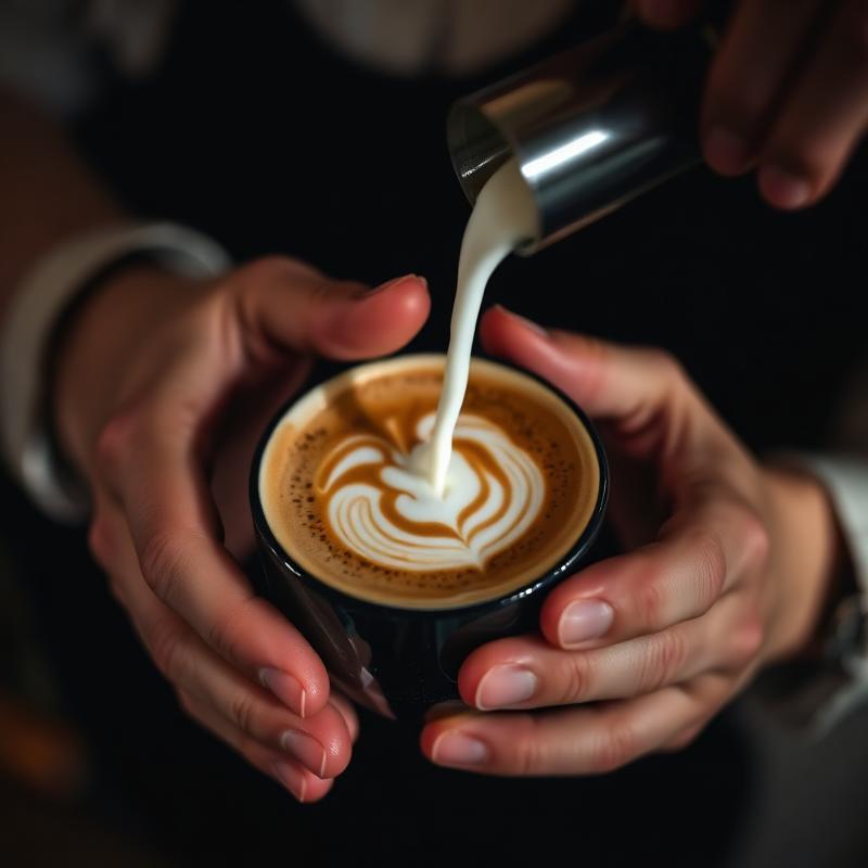 Barista pour